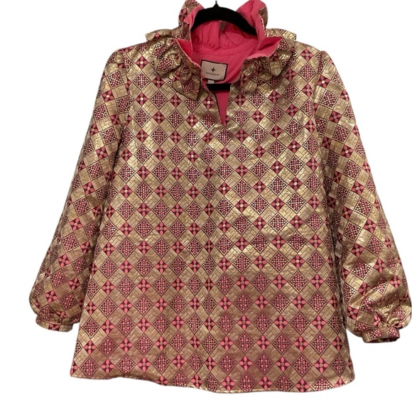 Tuckernuck Bouvier Blouse In The Champagne Dreams Color Way
Size S - Picture 6 of 10